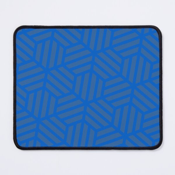 Item preview, Blue Line Stripes Hexagon Shape Aegean Perpetual Outline designed and sold by Alchemy-A-La-G.