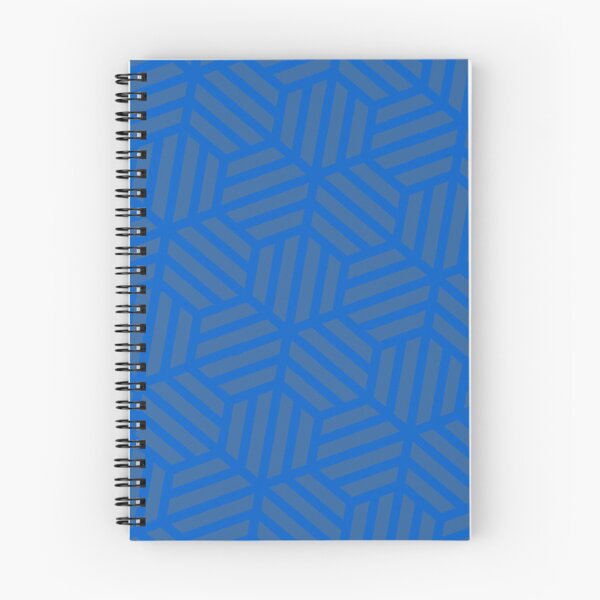 Item preview, Blue Line Stripes Hexagon Shape Aegean Perpetual Outline designed and sold by Alchemy-A-La-G.