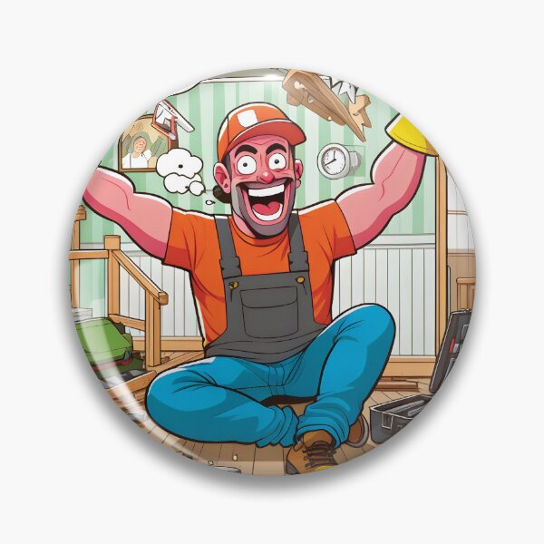 Item preview, FUNNY DAD doing some work around the house and things aren't going well! designed and sold by Starwebd.