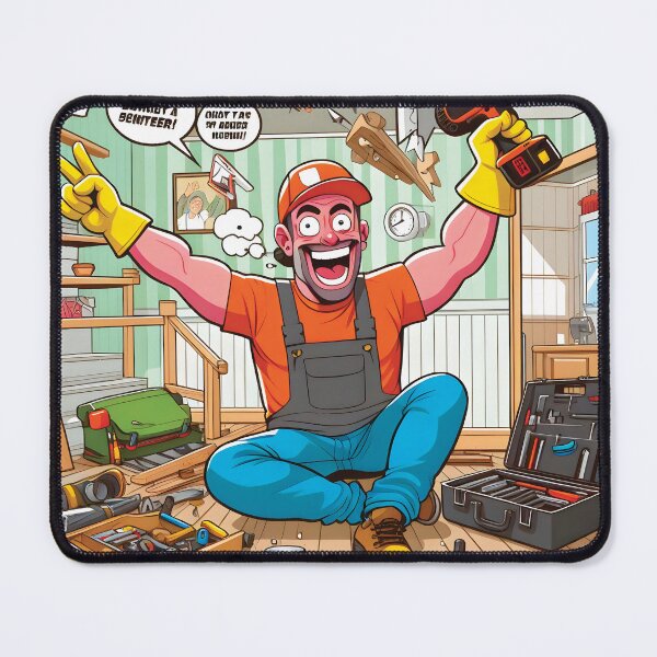Item preview, FUNNY DAD doing some work around the house and things aren't going well! designed and sold by Starwebd.