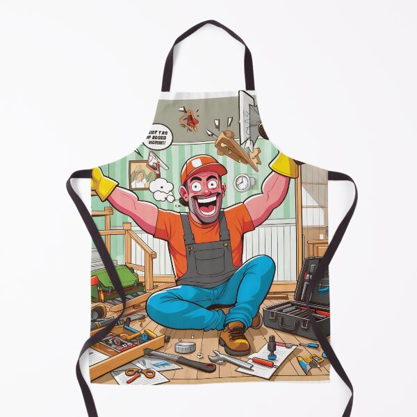Item preview, FUNNY DAD doing some work around the house and things aren't going well! designed and sold by Starwebd.