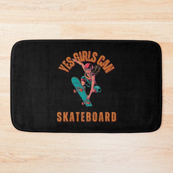 Item preview, Yes! Girls Can Skateboard designed and sold by MimsTees.