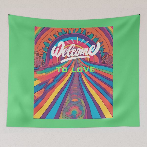 Item preview, Welcome to love designed and sold by seahorse crossing.