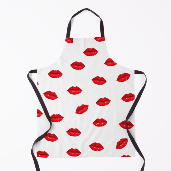 Item preview, Red glossy lips designed and sold by Easywear.