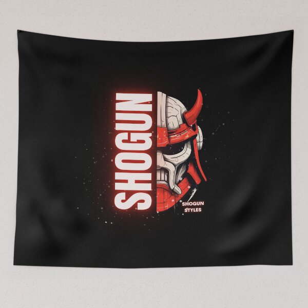 Item preview, Neon Red and White Japanese Shogun Warr designed and sold by ShogunStyle.