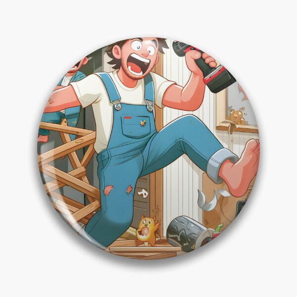 Item preview, FUNNY DAD doing some work around the house and things aren't going well! designed and sold by Starwebd.