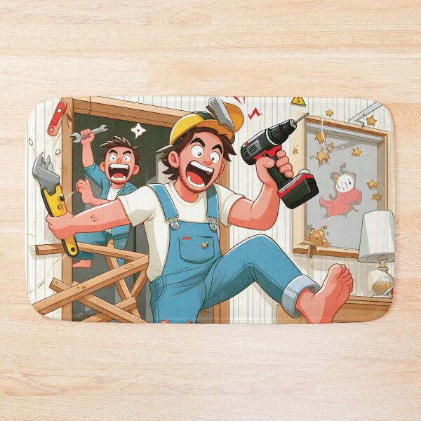 Item preview, FUNNY DAD doing some work around the house and things aren't going well! designed and sold by Starwebd.