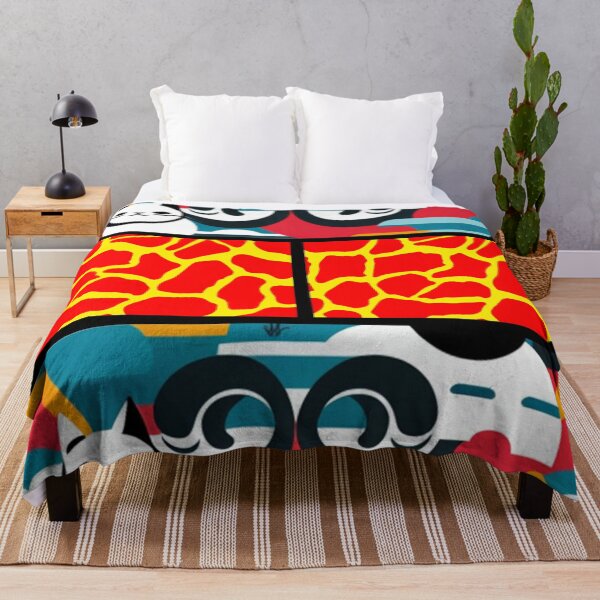 Item preview, Colorful cat pop art Patchwork designed and sold by Roxburylane.