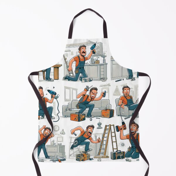 Item preview, FUNNY DAD doing some work around the house and things aren't going well! designed and sold by Starwebd.