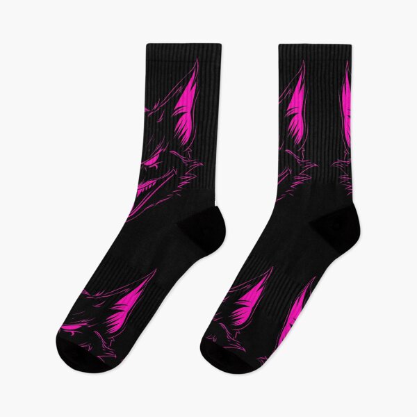 Item preview, Bright Pink Illustration of a Fierce Wolf With Intense Gaze designed and sold by Reichcorp.