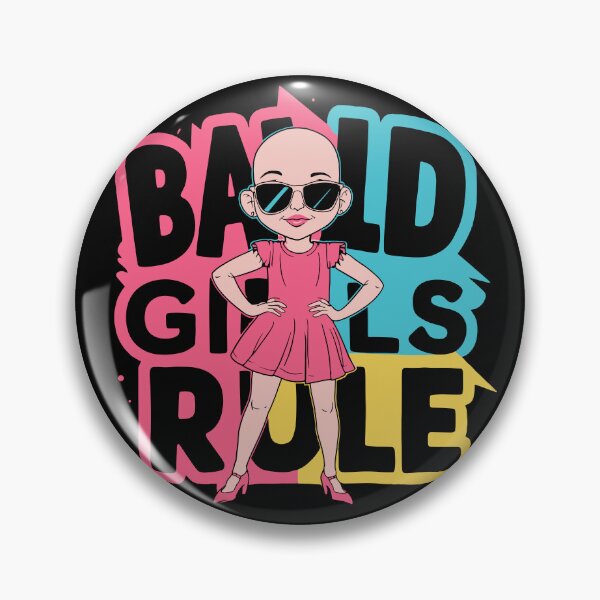 Item preview, Bald girl x bald girl designed and sold by The  Knick Knack Nook.