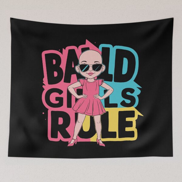 Item preview, Bald girl x bald girl designed and sold by The  Knick Knack Nook.