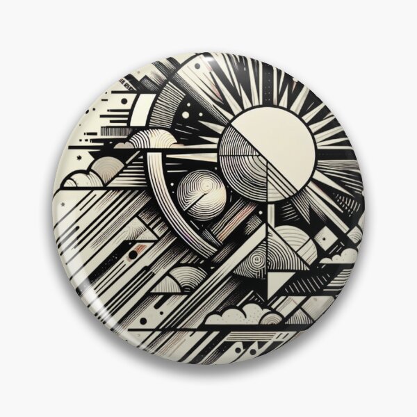 Item preview, geometric sun designed and sold by ZenGalactico.
