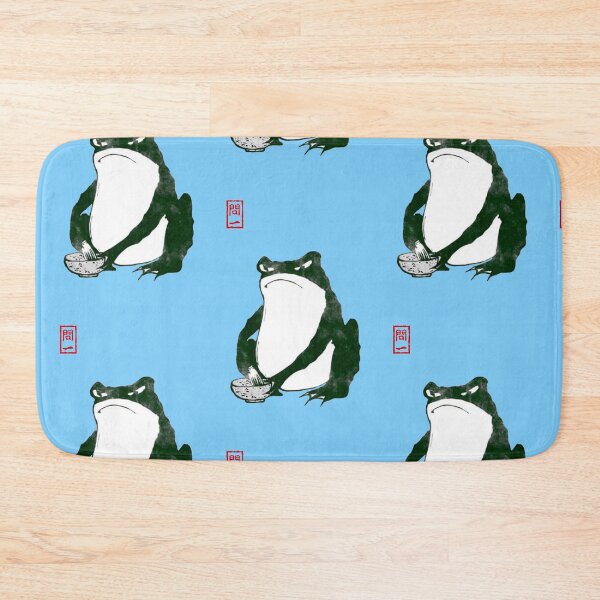 Item preview, Angry Matcha Tea Japanese Frog Toad 19th Century designed and sold by Pixelchicken.