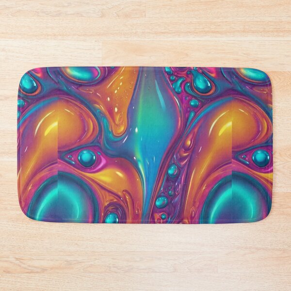 Item preview, Embracing Tomorrow: Futuristic Holo Abstract 3D Shapes designed and sold by StellarValor.
