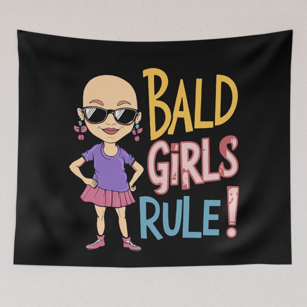 Item preview, Bald girl x bald girl designed and sold by The  Knick Knack Nook.