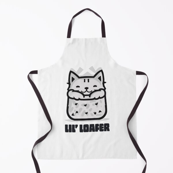 Item preview, Lil Loafer Cat Loaf of Bread Black and White designed and sold by ArtPuffen.