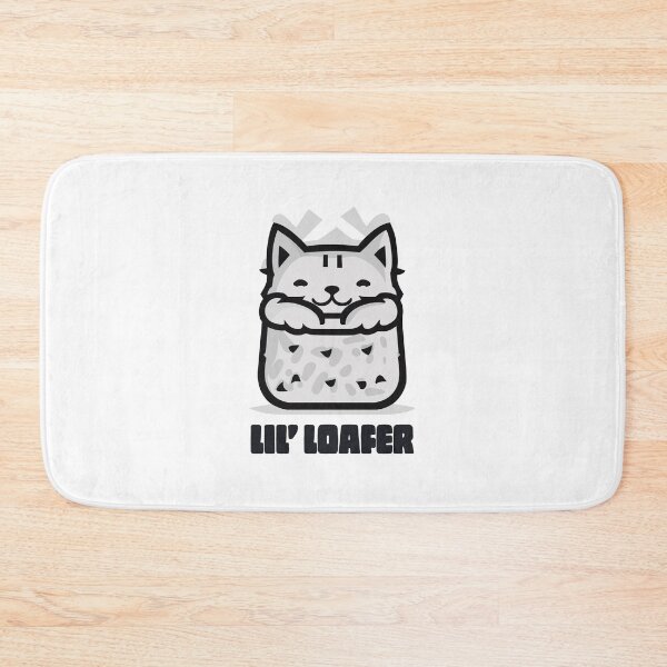 Item preview, Lil Loafer Cat Loaf of Bread Black and White designed and sold by ArtPuffen.