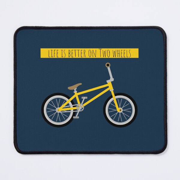 Item preview, life is better when time spent biking.  designed and sold by ninjapineapple.