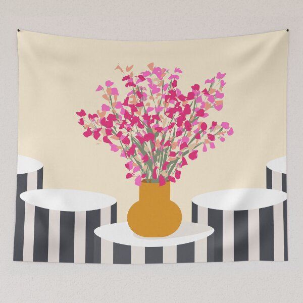 Item preview, Les Fleurs de Paris - Pink Palais Flowers designed and sold by Lyman Creative Co..
