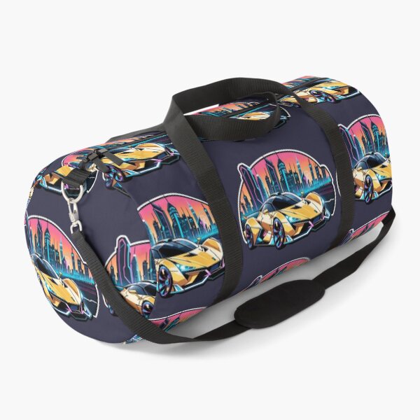 Item preview, Cyberpunk Racing Sports Car With City Skyline designed and sold by TheArtOfPat.