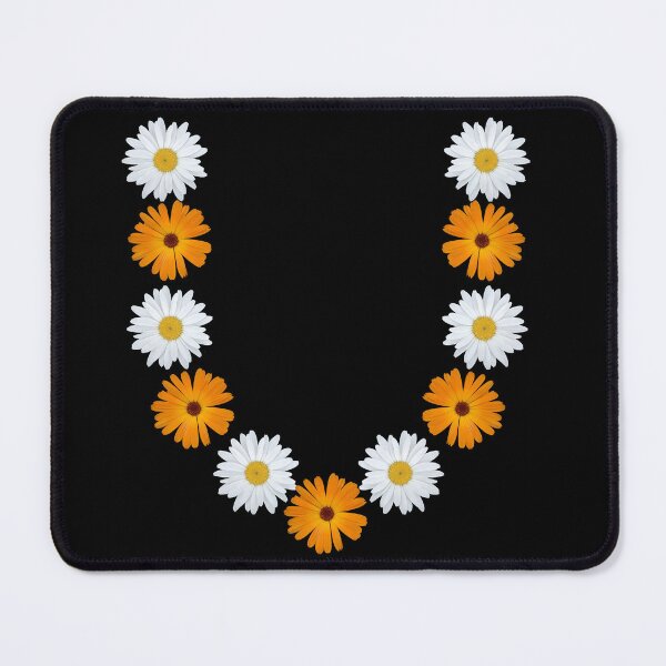 Item preview, Daisies Calendula Marigold Flowers Necklace 2 Shapes Mania designed and sold by Shapes-Mania.