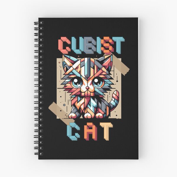 Item preview, Geometric Cat, cubist cat art, cubist art, cat designed and sold by antcpjr682.