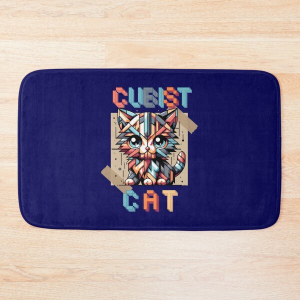 Item preview, Geometric Cat, cubist cat art, cubist art, cat designed and sold by antcpjr682.