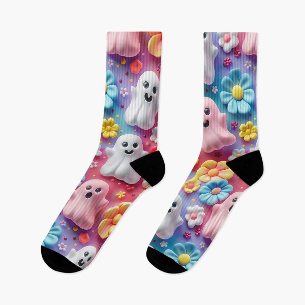 Item preview, Spirited Blooms: Whimsical Ghosts designed and sold by smartart42.
