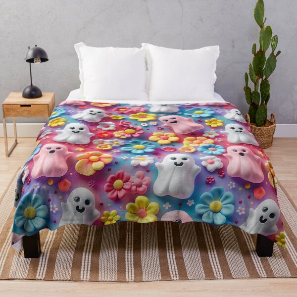 Item preview, Spirited Blooms: Whimsical Ghosts designed and sold by smartart42.