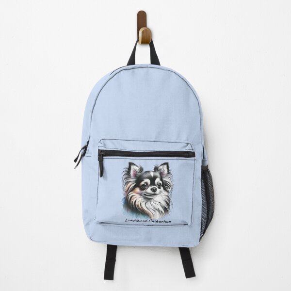 Item preview, Color Drawing of Long Haired Chihuahua designed and sold by critterpatchusa.