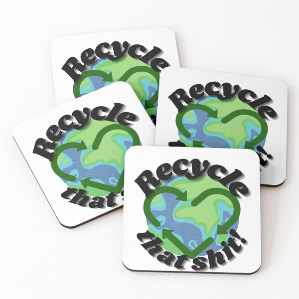 Item preview, Recycle That Shit Earth  designed and sold by HeyDaisyShop.