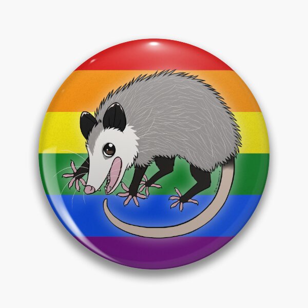 Artikelvorschau, Weird and Wonderful World – Pride Opossum (Regenbogen) entworfen und verkauft von Dexter McKinnery.