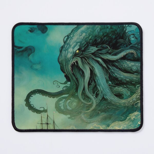 Item preview, Classic Monster Kraken Attacking Ship designed and sold by TheDarkWardrobe.