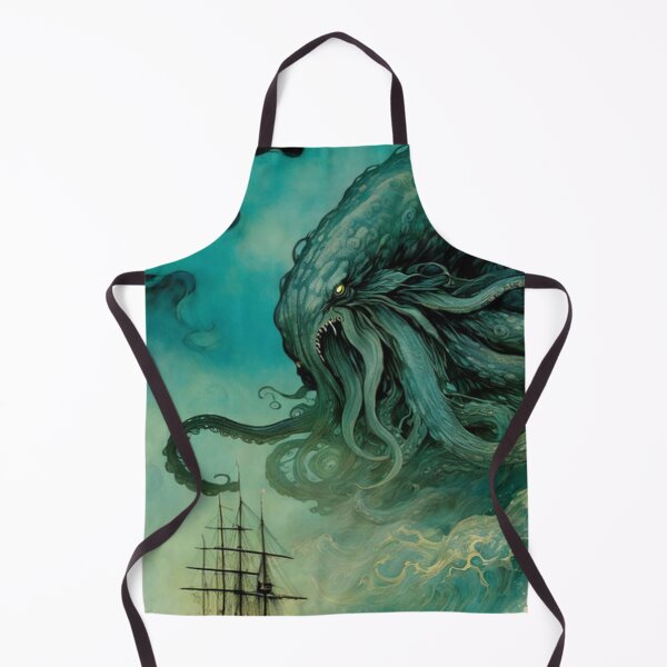 Item preview, Classic Monster Kraken Attacking Ship designed and sold by TheDarkWardrobe.