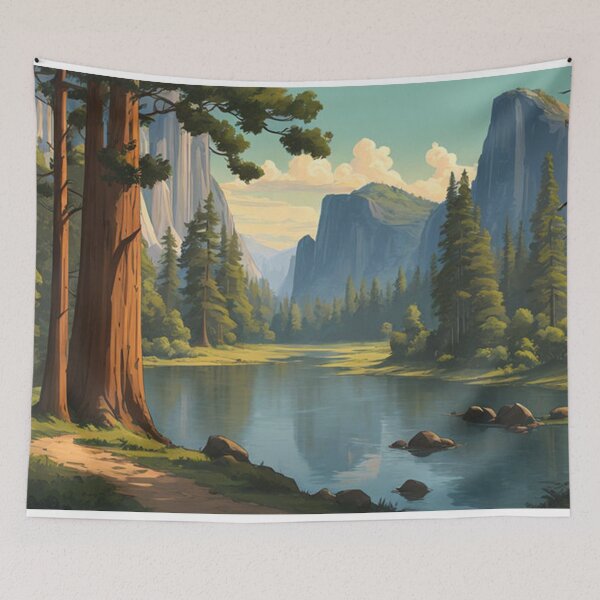 Artikelvorschau, Yosemite Nationalpark entworfen und verkauft von SievesWeaves.