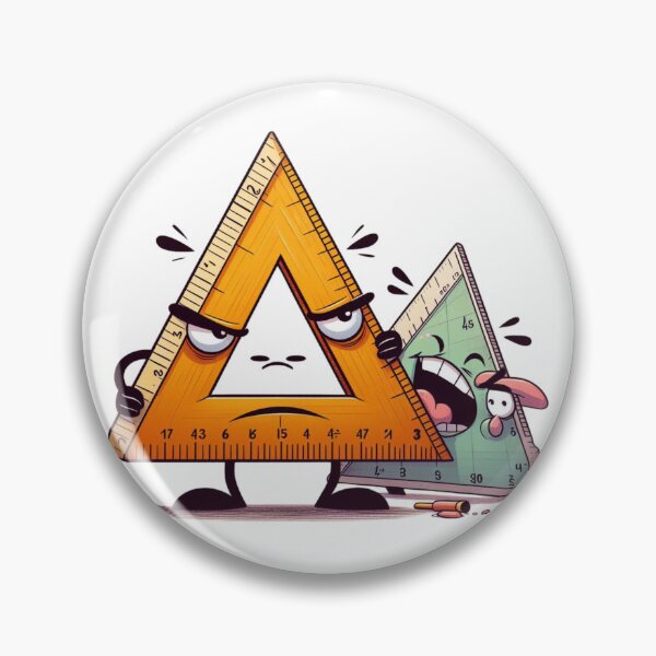 Item preview, Funny math stickers for geometry designed and sold by artdesignby.