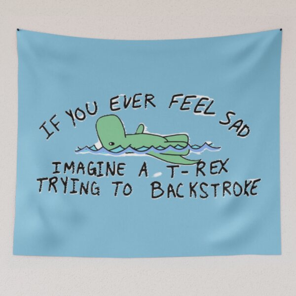 Item preview, T Rex Backstroke designed and sold by Lydia Conder.