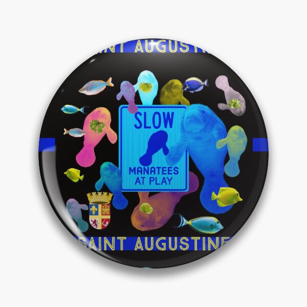 Item preview, Slow Manatees at Play Saint Augustine  designed and sold by TheBruce77.