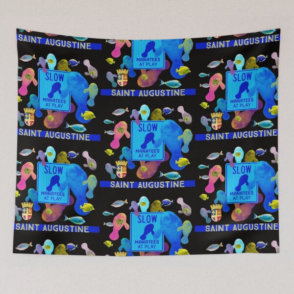 Item preview, Slow Manatees at Play Saint Augustine  designed and sold by TheBruce77.