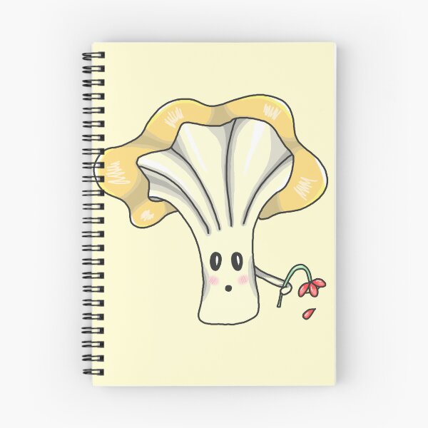 Item preview, Adorable chanterelle mushroom with a flower designed and sold by blackygoldcat.