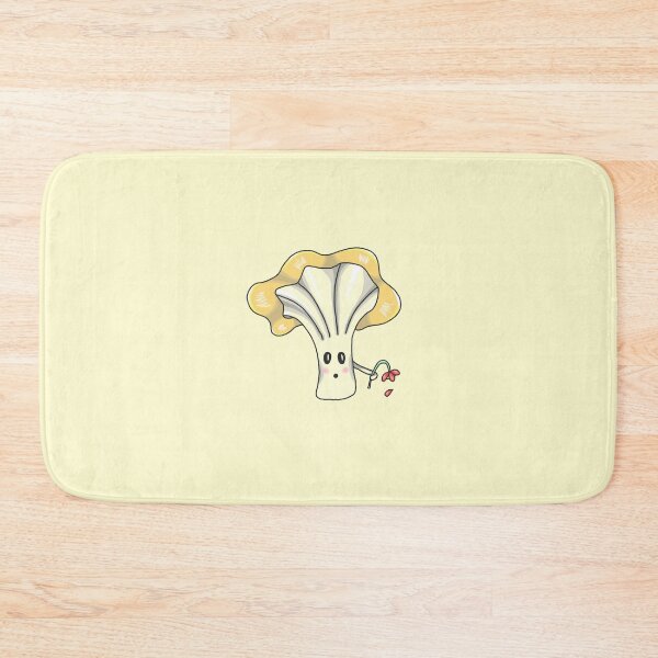 Item preview, Adorable chanterelle mushroom with a flower designed and sold by blackygoldcat.