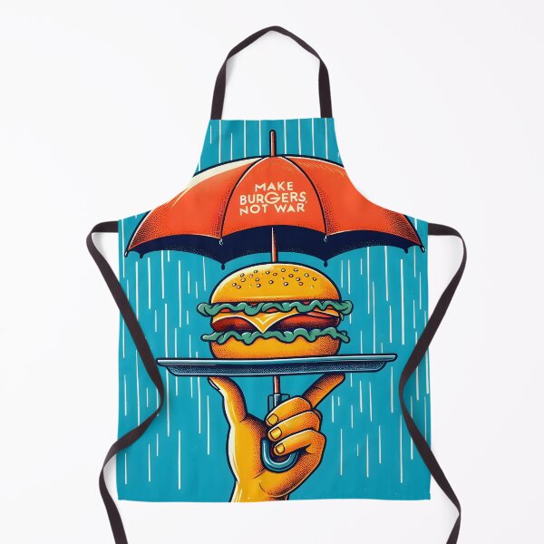 Item preview, Make Burgers Not War Raining designed and sold by Busaab.