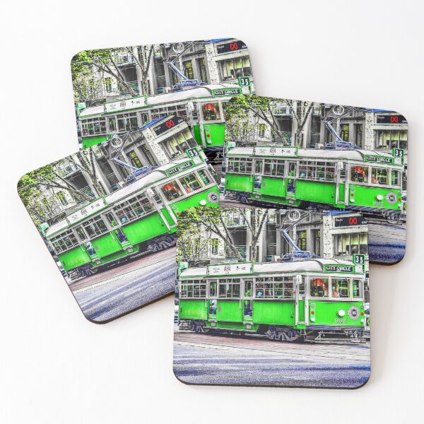 Item preview, Melbourne Tram Pop Art designed and sold by pcole123.