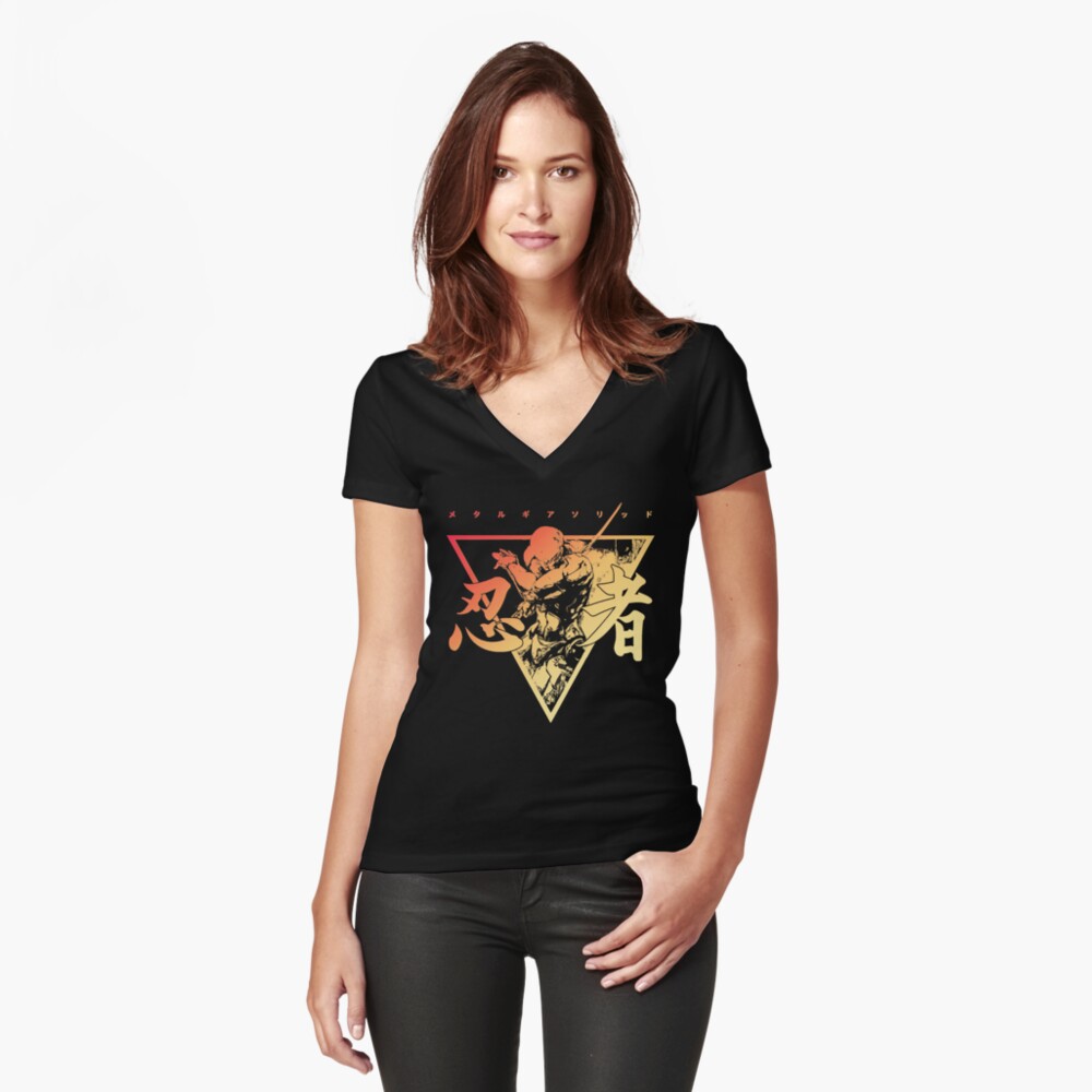 Item preview, Fitted V-Neck T-Shirt designed and sold by goomba1977.