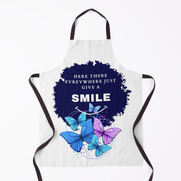 Item preview, here there everywhere just give a smile navy color designed and sold by lorand-designs.