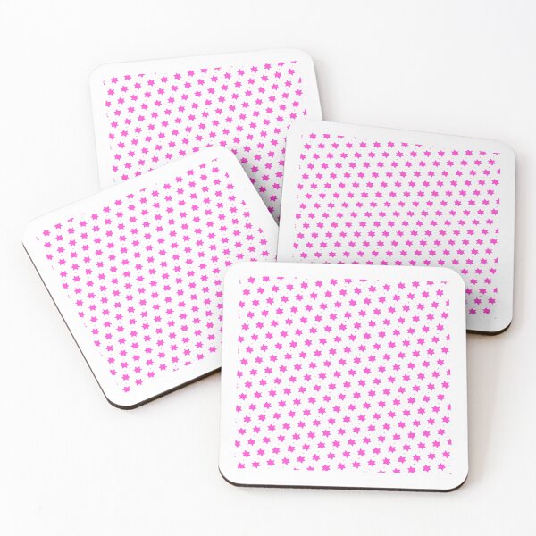 Item preview, Pink Merkabah Stars Diamond Spots White Perpetual Outline designed and sold by Alchemy-A-La-G.