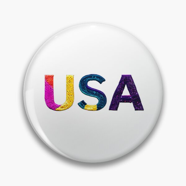 Item preview, letter USA, monogram. typography collage. ABC art. gift designed and sold by Minibubb.