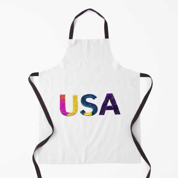 Item preview, letter USA, monogram. typography collage. ABC art. gift designed and sold by Minibubb.