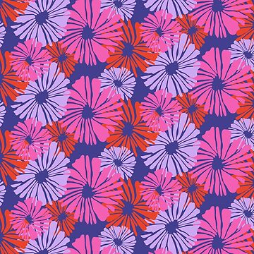 Artwork thumbnail, Funky Flowers Pattern by Erinn Capko